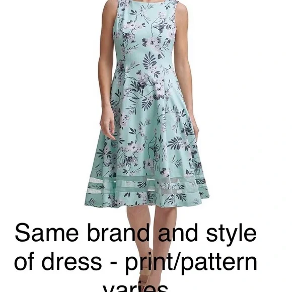 Calvin Klein Floral Midi - Picture 3 of 10